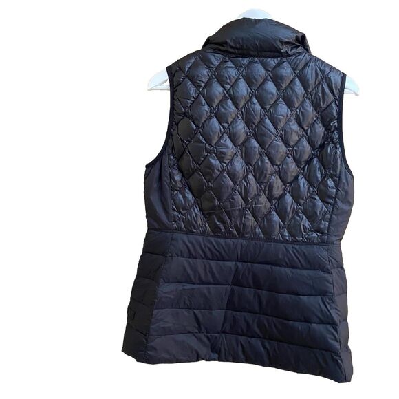 CALVIN KLEIN PERFORMANCE Down Vest Quilted Puffer Insulated Jacket Women M Black - Picture 2 of 6